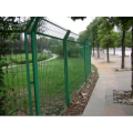 airport security fence welded bending fence panel ,prefabricated steel fence
